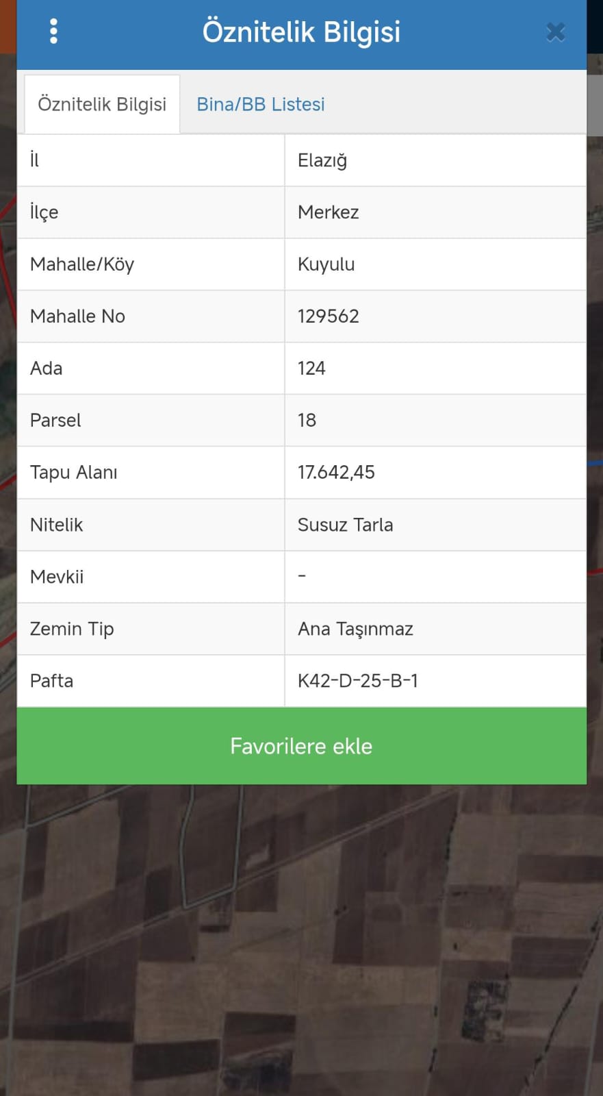 KUYULU'DA DİYARBAKIR YOLUNA 2,5 KM YATIRIMLIK 17.600 m2 TARLA - ELAZIĞ MERKEZ fotoğraf 2